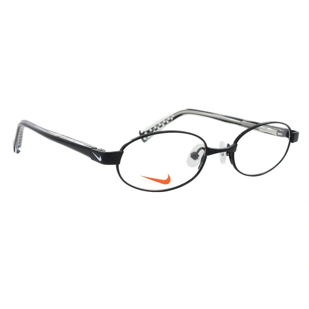 NWT Nike 5565 Black Oval 43mm Eyeglasses